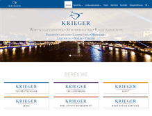 Tablet Screenshot of krieger.eu